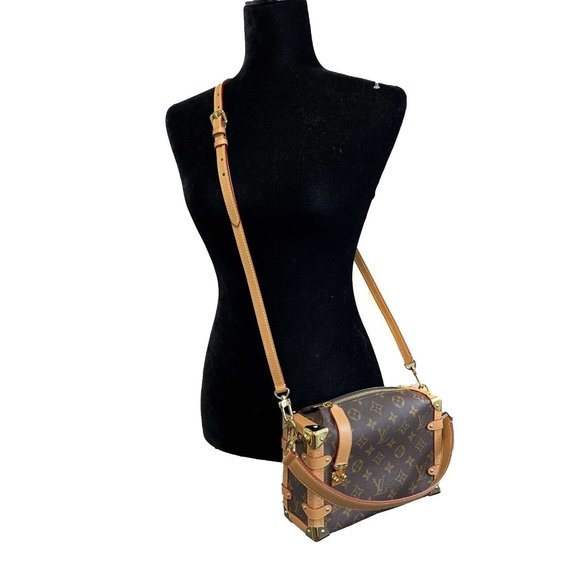 Louis Vuitton Pristine Monogram Side Trunk Canvas PM Crossbody Shoulder Bag - Picture 9 of 12